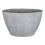 Vaso in ceramica per orchidee RODISA, ovale, grigio cemento, 32x14,5x22,5cm