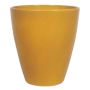 Vaso TEHERAN PALAST in ceramica, giallo ocra, 17cm, Ø13,5cm