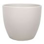 Fioriera grande in ceramica TEHERAN BASAR, beige-opaco, 25cm, Ø28cm