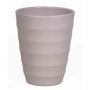Fioriera in ceramica IZEH per orchidee, grigio-opaco, 17cm, Ø14cm