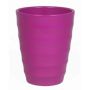 Fioriera in ceramica IZEH per orchidee, fucsia-opaco, 17cm, Ø14cm