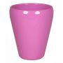 Vaso conico per orchidee NAZARABAD, ceramica, rosa, 17cm, Ø14cm