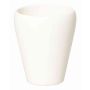 Vaso conico per orchidee NAZARABAD, ceramica, crema, 17cm, Ø14cm