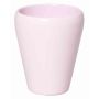 Vaso conico per orchidee NAZARABAD, ceramica, rosa chiaro, 17cm, Ø14cm