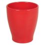 Vaso in ceramica per orchidee MALAYER, rosso, 15cm, Ø13,2cm