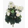 Begonia artificiale CATINKA su stelo, crema, 30cm