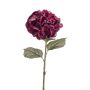 Ortensia decorativa ELBIRE, rosso bordeaux, 85cm