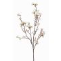 Ramo artificiale di ciliegio PALS con fiori, bianco-rosa, 95cm