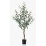 Olivo finto CLAYTON, tronco finto, con frutti, 115cm