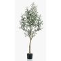 Olivo finto CLAYTON, tronco finto, con frutti, 140cm