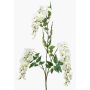 Ramo artificiale di glicine ONORATO con fiori, crema, 70cm