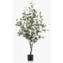 Albero finto di eucalipto ANUHEA, tronco finto, verde-grigio, 120cm