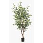 Albero finto di eucalipto ANUHEA, tronco finto, verde-grigio, 140cm