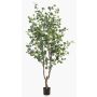 Albero finto di eucalipto ANUHEA, tronco finto, verde-grigio, 180cm