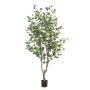 Albero finto di eucalipto ANUHEA, tronco finto, verde-grigio, 180cm