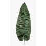 Foglia di colocasia finta ABANTO, verde, 105cm