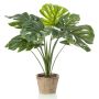Filodendro artificiale Monstera Deliciosa BRITI, vaso in terracotta, 60cm
