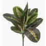 Maranta artificiale SITULA su stelo, verde-rosso, 30cm