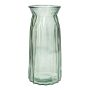 Vaso da fiori RUBIE in vetro, verde-trasparente, 24 cm, Ø 11 cm