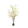 Albero di ciliegio artificiale JANKFUN con fiori, tronco artificiale, bianco, 175 cm