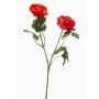 Ramo decorativo ramo di ranuncoli FLORANCE, arancione scuro, 45 cm