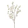 Ramo artificiale ciliegio ornamentale VERIANO con fiori, bianco, 120 cm