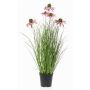 Girasole artificiale SHALLA con fiori, lilla, 60 cm
