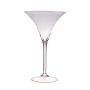 Grande coppa da cocktail SACHA AIR, supporto, vetro, trasparente, 40cm, Ø25cm