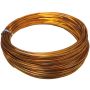 Filo di alluminio TANEA, verniciato oro, 12 m, Ø 2 mm
