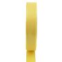 Nastro decorativo in poliestere WIARA, giallo, 50 m, 25 mm