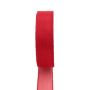 Nastro in organza OSNA, rosso, 50m, 10mm