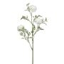 Ramo decorativo di crisantemo FALTON, bianco, 55 cm