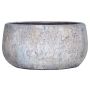 Portafrutta in ceramica MORTAZA con grano, blu-beige, 12cm, Ø24cm