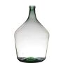 Vaso decorativo a palloncino JENSON, vetro, riciclato, trasparente-verde, 46cm, Ø29cm, 15L