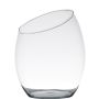 Vaso decorativo in vetro KATE, trasparente, 32cm, Ø25,5cm