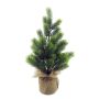 Albero di Natale artificiale PORI, sacco di iuta naturale, 40 cm, Ø 20 cm