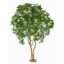 Albero artificiale Pachira RAXELI su base, tronchi artificiali, verde, 285 cm
