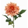Fiore artificiale dalia ZELRAN, pesca, 70 cm