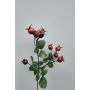Ramo decorativo di rosa di patata LOPUNY con bacche di rosa canina, rosso, 70 cm