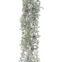 Ghirlanda decorativa WODRI in pino, pigne, congelata, bianco-verde, 190cm