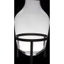 Vaso in vetro CAMILO su piedistallo, trasparente, 50 cm, Ø 29 cm