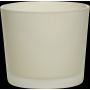 Grande portalumino ALENA FROST, beige opaco, 9cm, Ø10cm