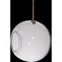 Vaso appeso di terrario FARO con corda, palla, trasparente, 25cm, Ø25cm
