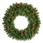 Ghirlanda di abete artificiale HEINOLA con pigne, verde, Ø 60 cm