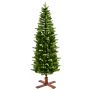 Albero di Natale artificiale slanciato OULU SPEED, 225cm, Ø85cm