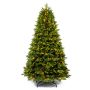 Albero di Natale artificiale SKIEN SPEED con pigne, LED, 195cm, Ø120cm