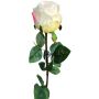 Rosa artificiale SUNJIK, crema-rosa, 75 cm