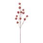 Ramo artificiale Physalis FRILTE con frutti, rosso metallizzato, 90 cm