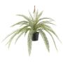 Felce artificiale KUBAN, vaso decorativo, verde chiaro, 45 cm, Ø 80 cm