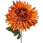 Crisantemo artificiale HIKJON, arancione, 75 cm, Ø 18 cm